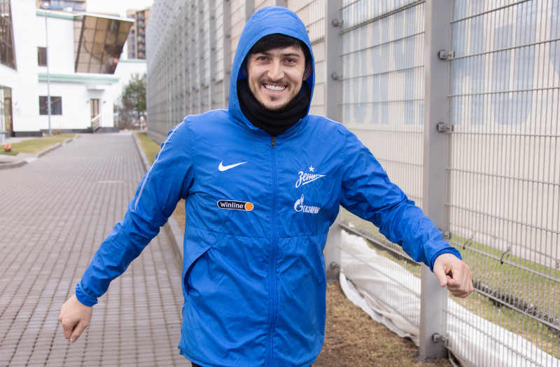 Тренировка «Зенита» перед матчем с «Химками»