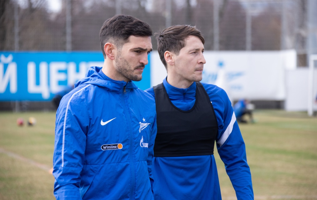 Тренировка «Зенита» перед матчем с «Химками»