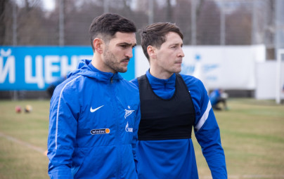 Тренировка «Зенита» перед матчем с «Химками»