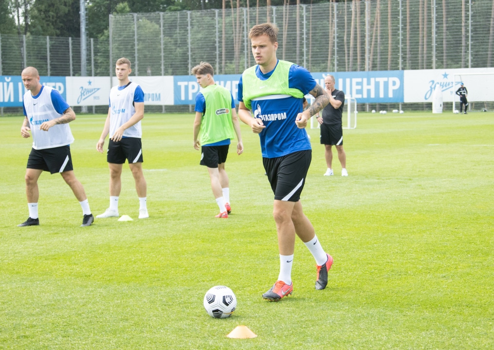 Первые «Газпром»-тренировочные сборы «Зенита»: 24 июня, утреняя тренировка