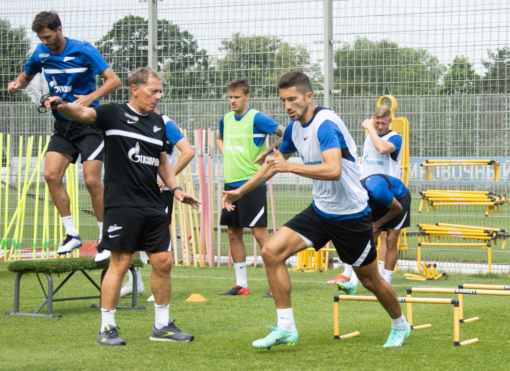 Первые «Газпром»-тренировочные сборы «Зенита»: 24 июня, утреняя тренировка