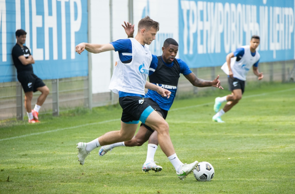 Первые «Газпром»-тренировочные сборы «Зенита»: 24 июня, утреняя тренировка