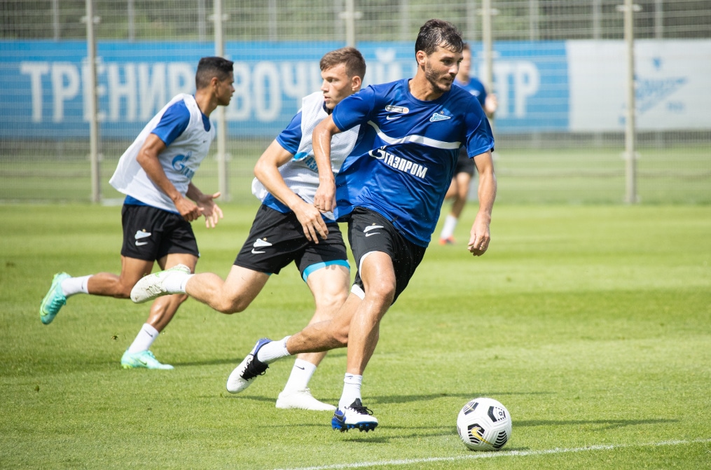 Первые «Газпром»-тренировочные сборы «Зенита»: 24 июня, утреняя тренировка