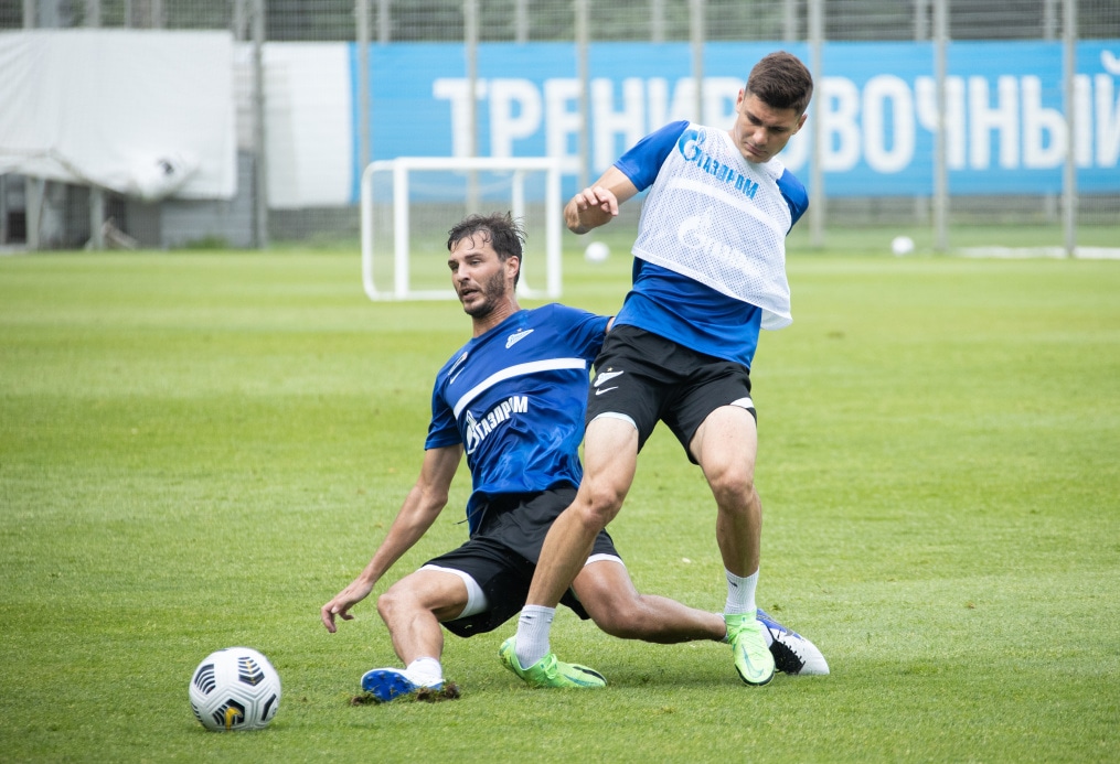 Первые «Газпром»-тренировочные сборы «Зенита»: 24 июня, утреняя тренировка