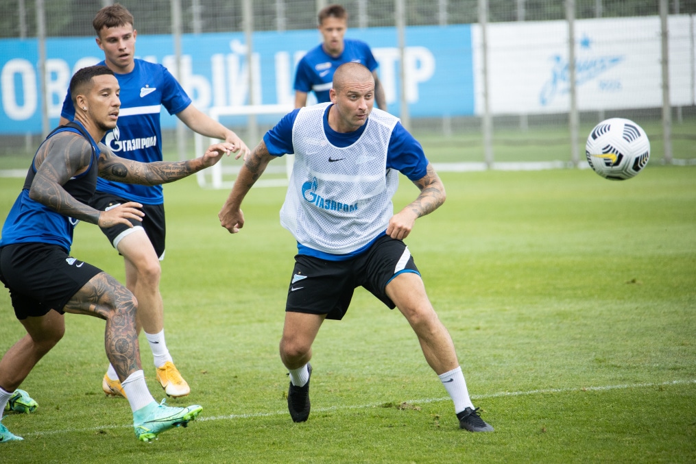 Первые «Газпром»-тренировочные сборы «Зенита»: 24 июня, утреняя тренировка