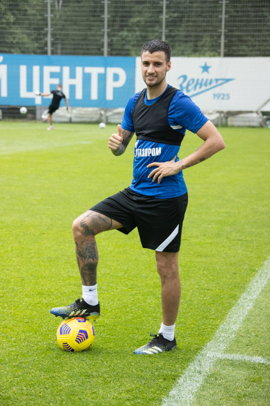 Первые «Газпром»-тренировочные сборы «Зенита»: 24 июня, утреняя тренировка