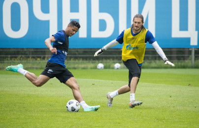 Первые «Газпром»-тренировочные сборы «Зенита»: 24 июня, утреняя тренировка