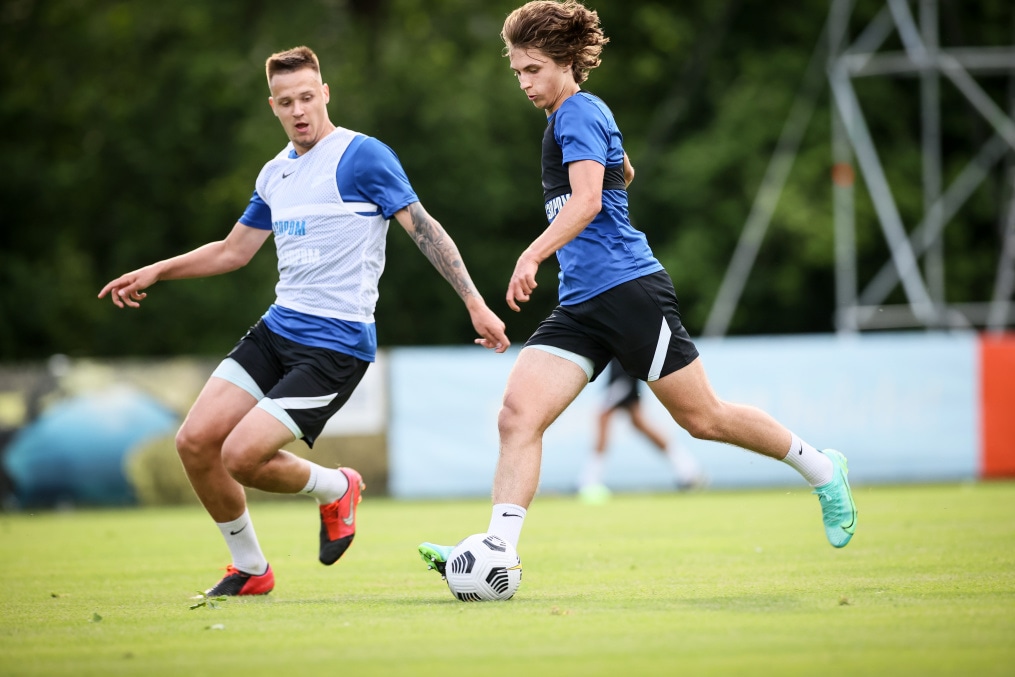 «Газпром» — тренировочные сборы в Австрии: 29 июня, вечерняя тренировка