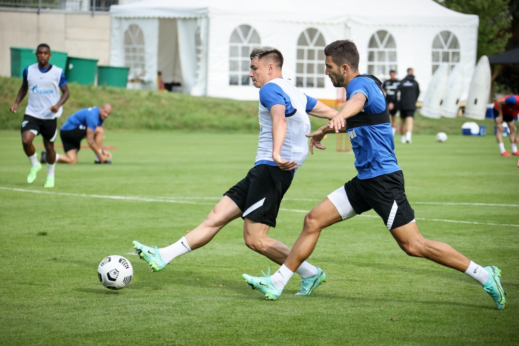 «Газпром» — тренировочные сборы в Австрии: 29 июня, вечерняя тренировка