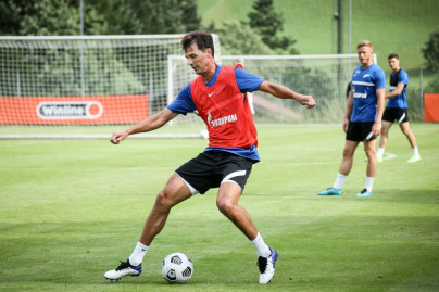 «Газпром» — тренировочные сборы в Австрии: 29 июня, вечерняя тренировка