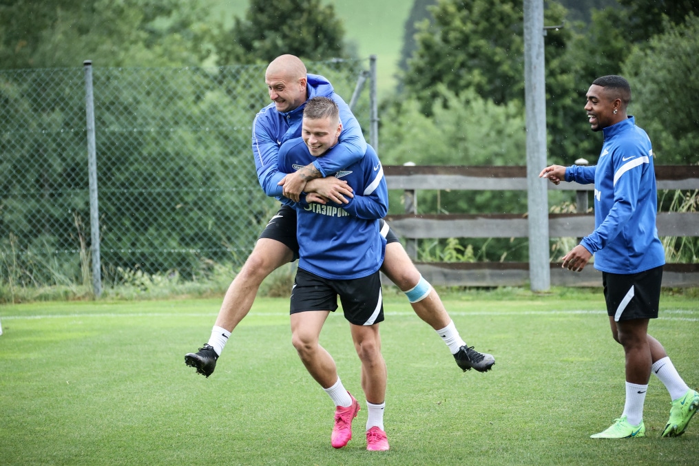 «Газпром» — тренировочные сборы в Австрии: 1 июля, утренняя тренировка