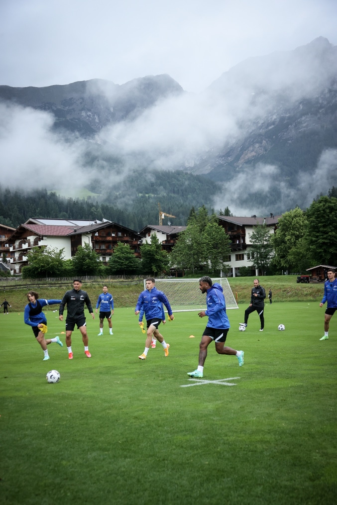 «Газпром» — тренировочные сборы в Австрии: 1 июля, утренняя тренировка