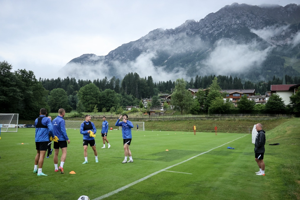 «Газпром» — тренировочные сборы в Австрии: 1 июля, утренняя тренировка