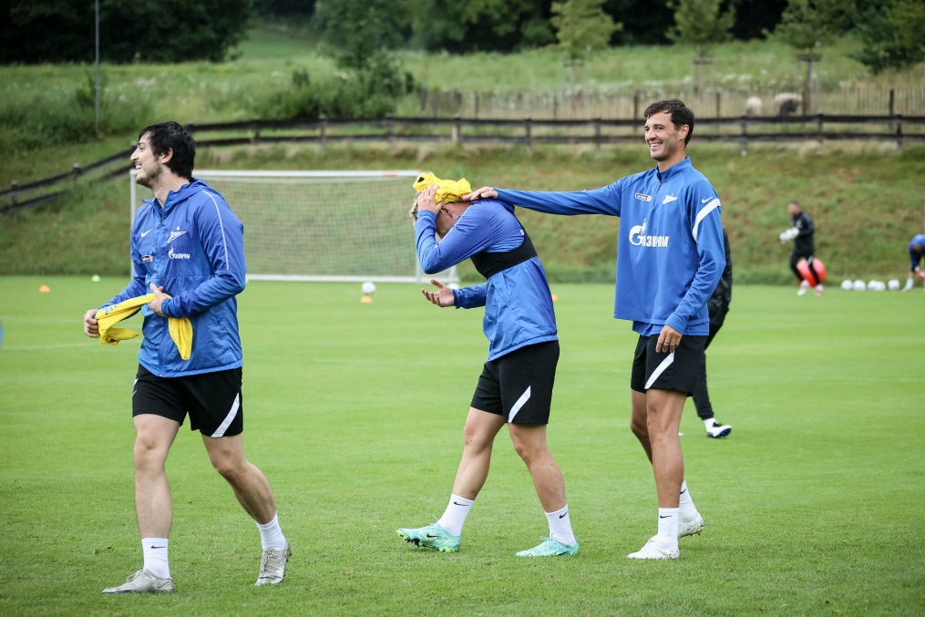 «Газпром» — тренировочные сборы в Австрии: 1 июля, утренняя тренировка