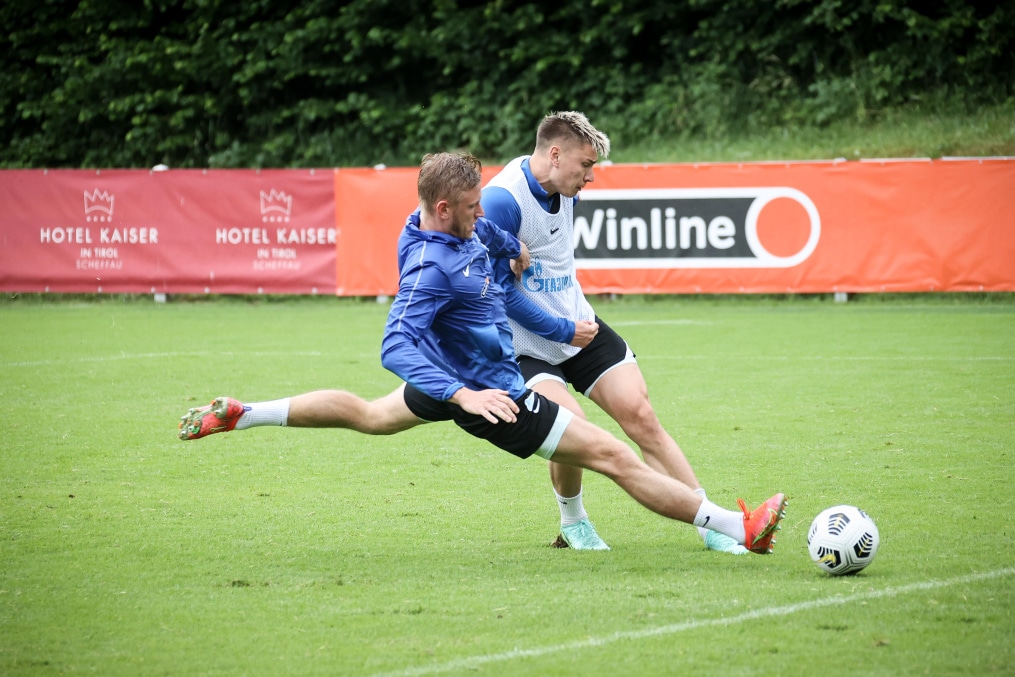 «Газпром» — тренировочные сборы в Австрии: 1 июля, утренняя тренировка