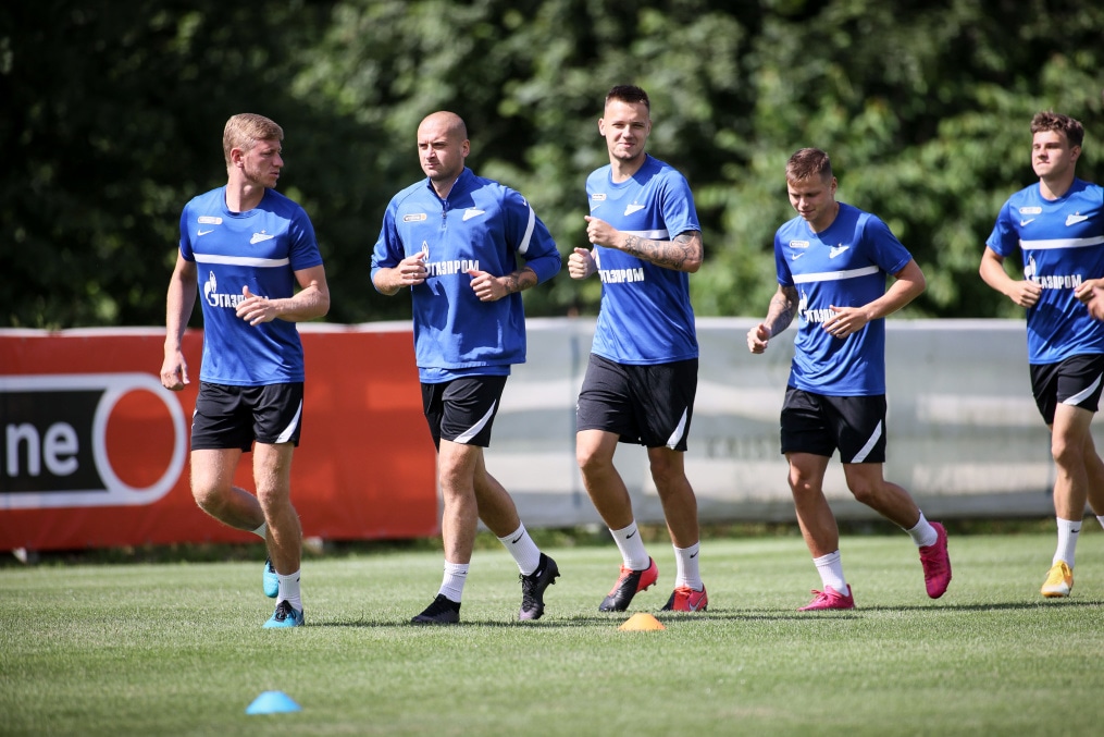 «Газпром» — тренировочные сборы в Австрии: 2 июля, утренняя тренировка