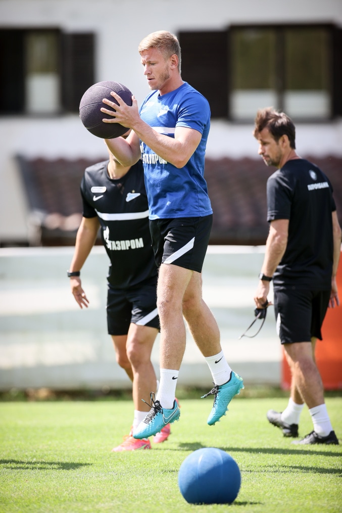 «Газпром» — тренировочные сборы в Австрии: 2 июля, утренняя тренировка