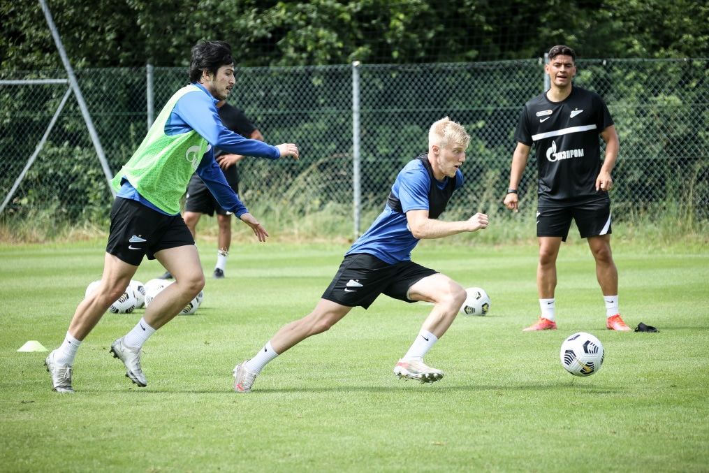 «Газпром» — тренировочные сборы в Австрии: 2 июля, утренняя тренировка