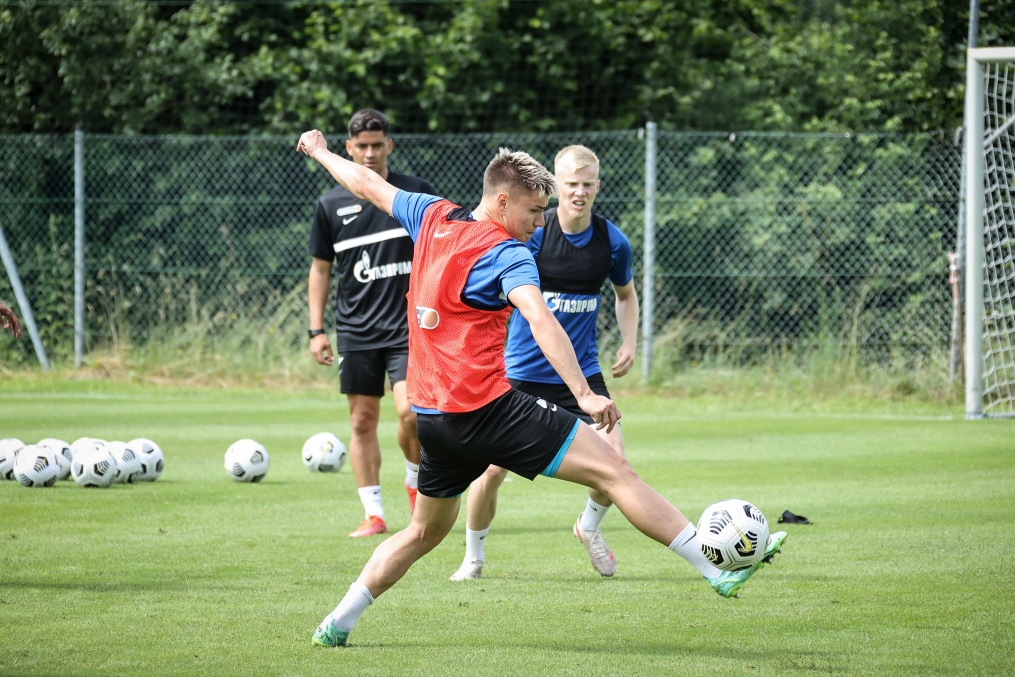 «Газпром» — тренировочные сборы в Австрии: 2 июля, утренняя тренировка