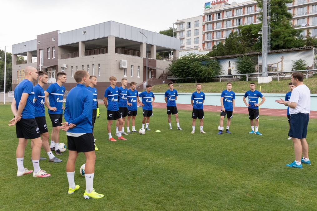 «Газпром» — тренировочные сборы «Зенита»-2 в Железноводске: 3 июля, вечерняя тренировка