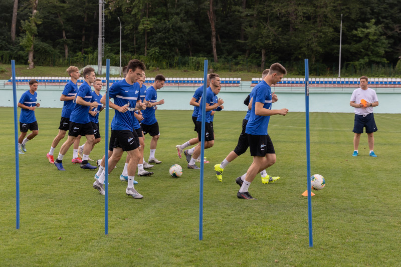 «Газпром» — тренировочные сборы «Зенита»-2 в Железноводске: 3 июля, вечерняя тренировка