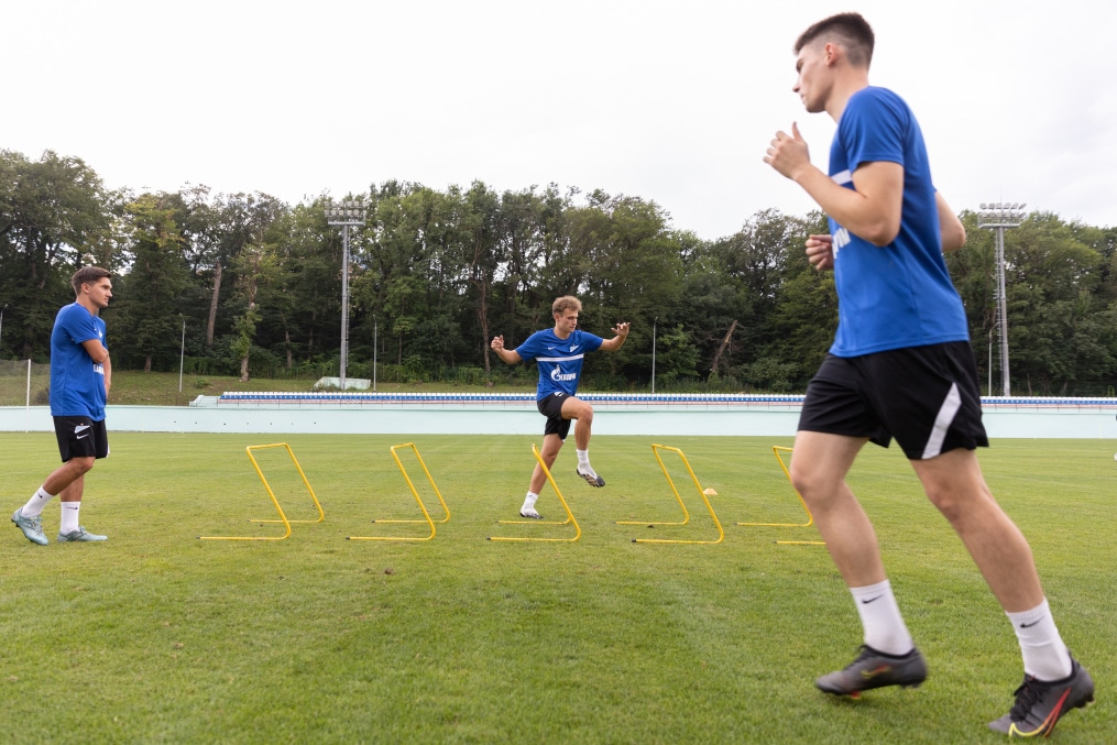 «Газпром» — тренировочные сборы «Зенита»-2 в Железноводске: 3 июля, вечерняя тренировка