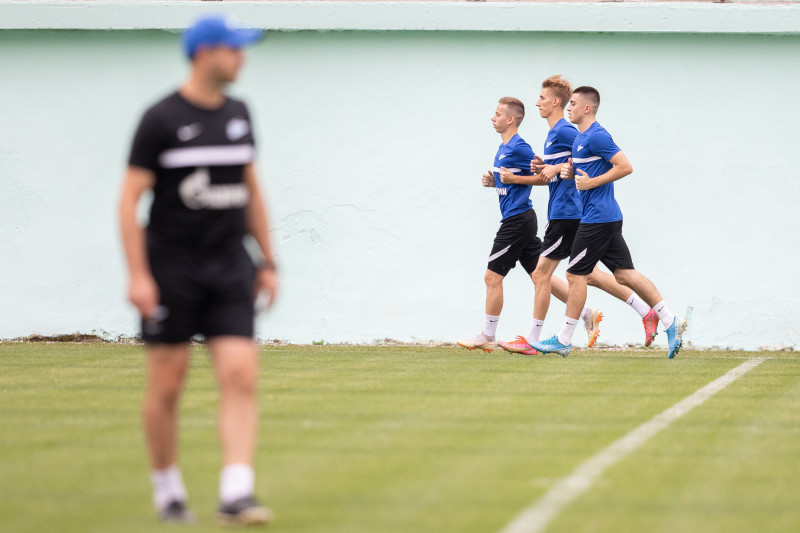 «Газпром» — тренировочные сборы «Зенита»-2 в Железноводске: 3 июля, вечерняя тренировка