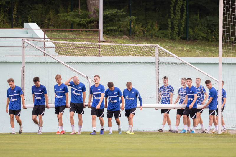 «Газпром» — тренировочные сборы «Зенита»-2 в Железноводске: 3 июля, вечерняя тренировка
