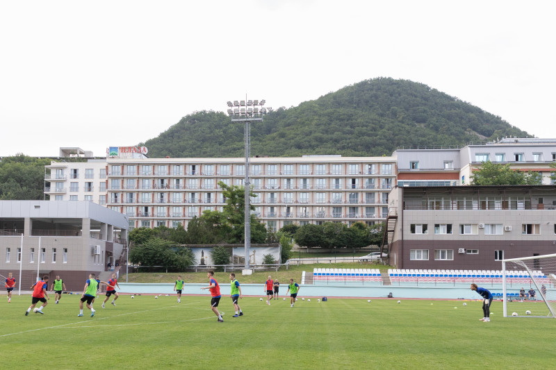 «Газпром» — тренировочные сборы «Зенита»-2 в Железноводске: 3 июля, вечерняя тренировка