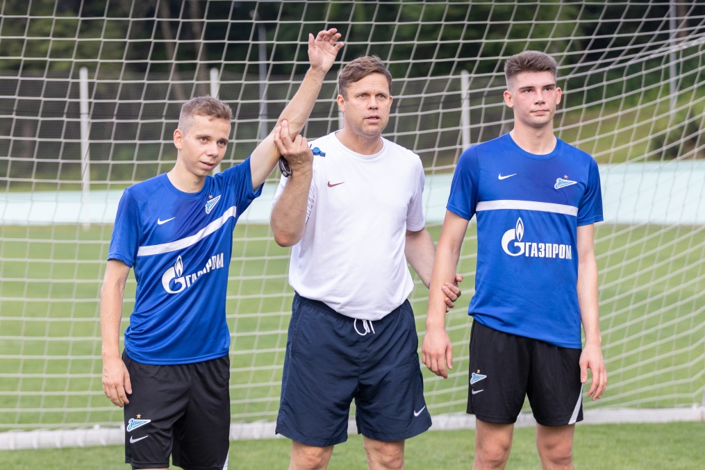 «Газпром» — тренировочные сборы «Зенита»-2 в Железноводске: 3 июля, вечерняя тренировка