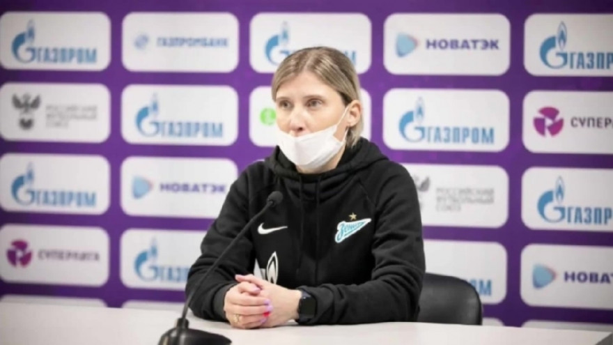 «Зенит-ТВ»: Пресс-конференция  Ольги Порядиной после матча с «Локомотивом»