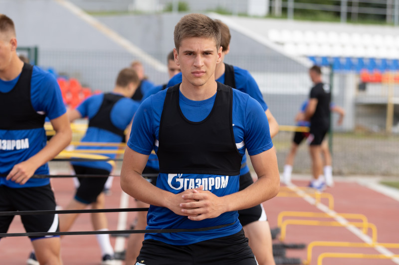 «Газпром» — тренировочные сборы «Зенита»-м в в Ставропольском крае: 4 июля, вечерняя тренировка