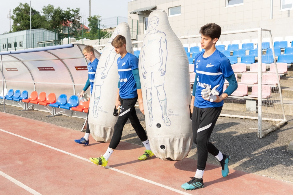 «Газпром» — тренировочные сборы «Зенита»-м в в Ставропольском крае: 4 июля, вечерняя тренировка