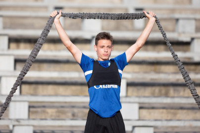 «Газпром» — тренировочные сборы «Зенита»-м в в Ставропольском крае: 4 июля, вечерняя тренировка