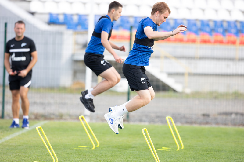 «Газпром» — тренировочные сборы «Зенита»-м в в Ставропольском крае: 4 июля, вечерняя тренировка