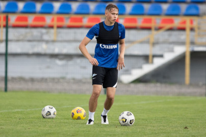«Газпром» — тренировочные сборы «Зенита»-м в в Ставропольском крае: 4 июля, вечерняя тренировка