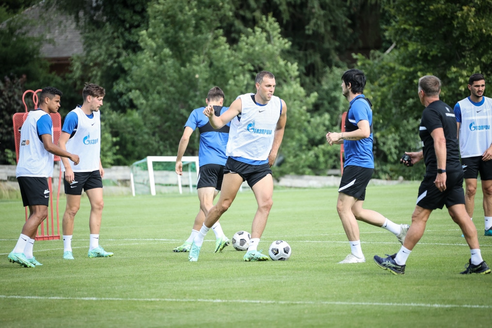 «Газпром» — тренировочные сборы в Австрии: 6 июля, вечерняя тренировка