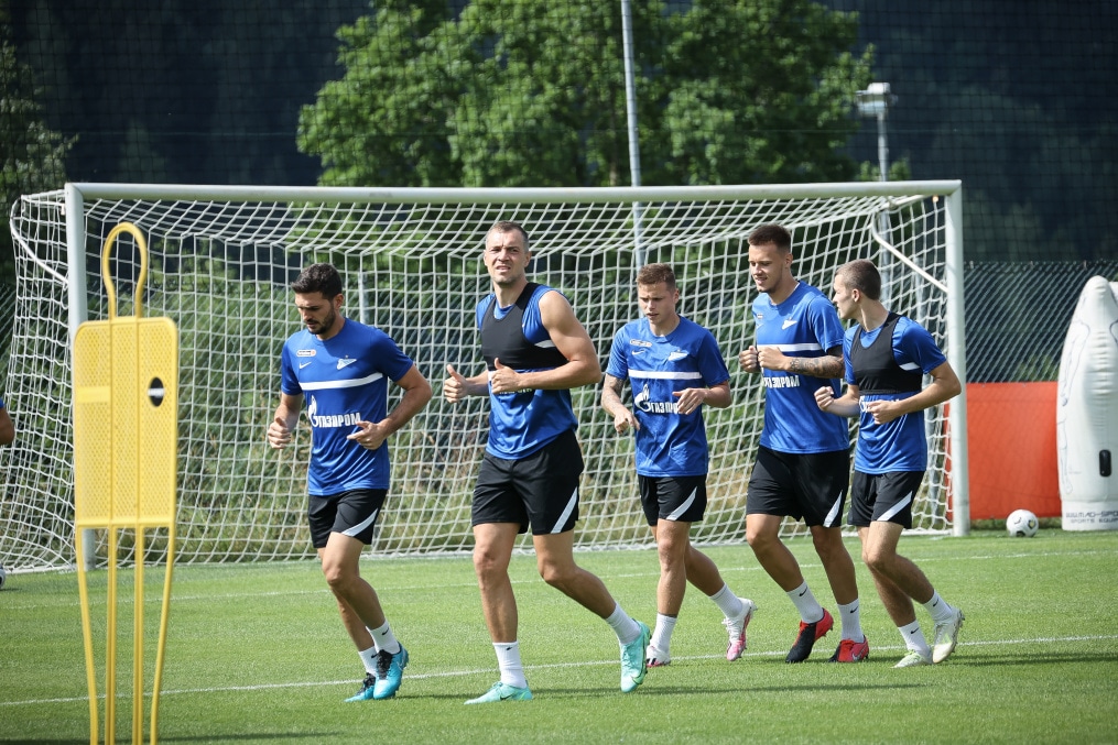 «Газпром» — тренировочные сборы в Австрии: 8 июля, утренняя тренировка