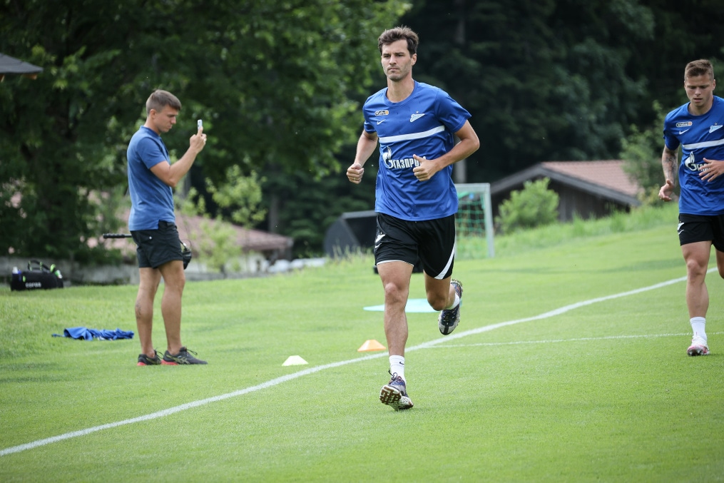 «Газпром» — тренировочные сборы в Австрии: 8 июля, утренняя тренировка