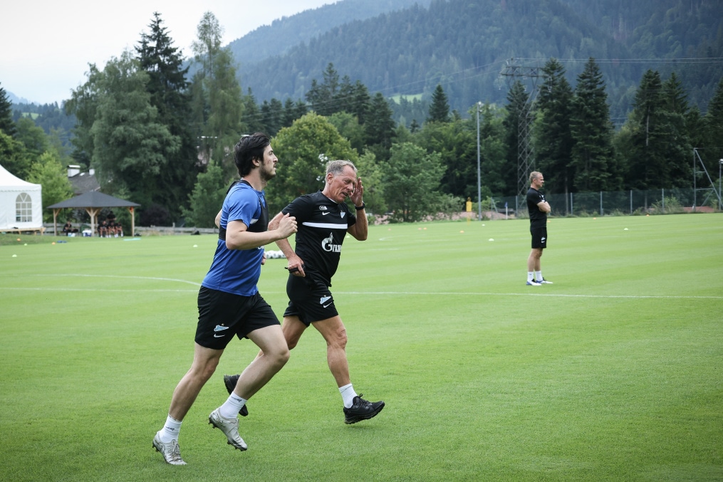 «Газпром» — тренировочные сборы в Австрии: 8 июля, утренняя тренировка