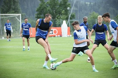 «Газпром» — тренировочные сборы в Австрии: 8 июля, утренняя тренировка