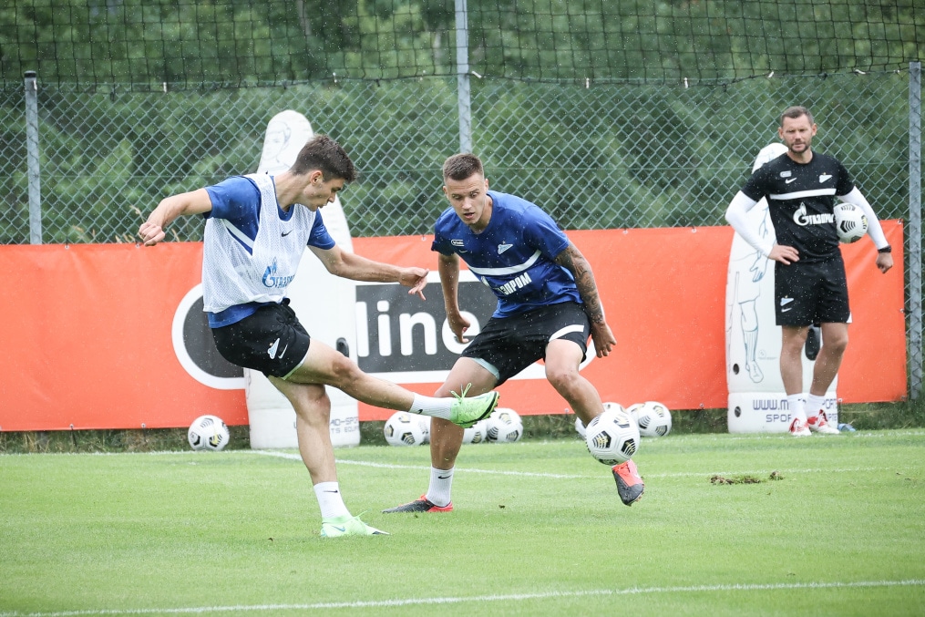 «Газпром» — тренировочные сборы в Австрии: 8 июля, утренняя тренировка