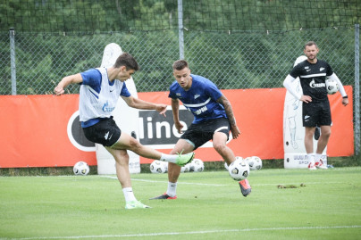 «Газпром» — тренировочные сборы в Австрии: 8 июля, утренняя тренировка