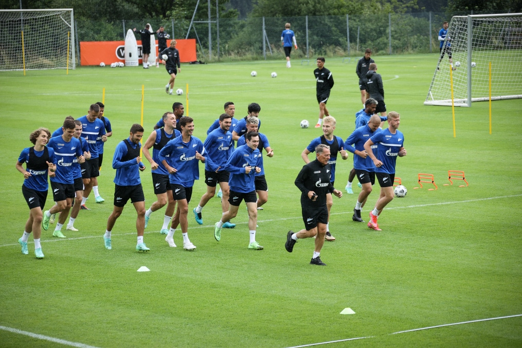 «Газпром» — тренировочные сборы в Австрии: 9 июля, утренняя тренировка