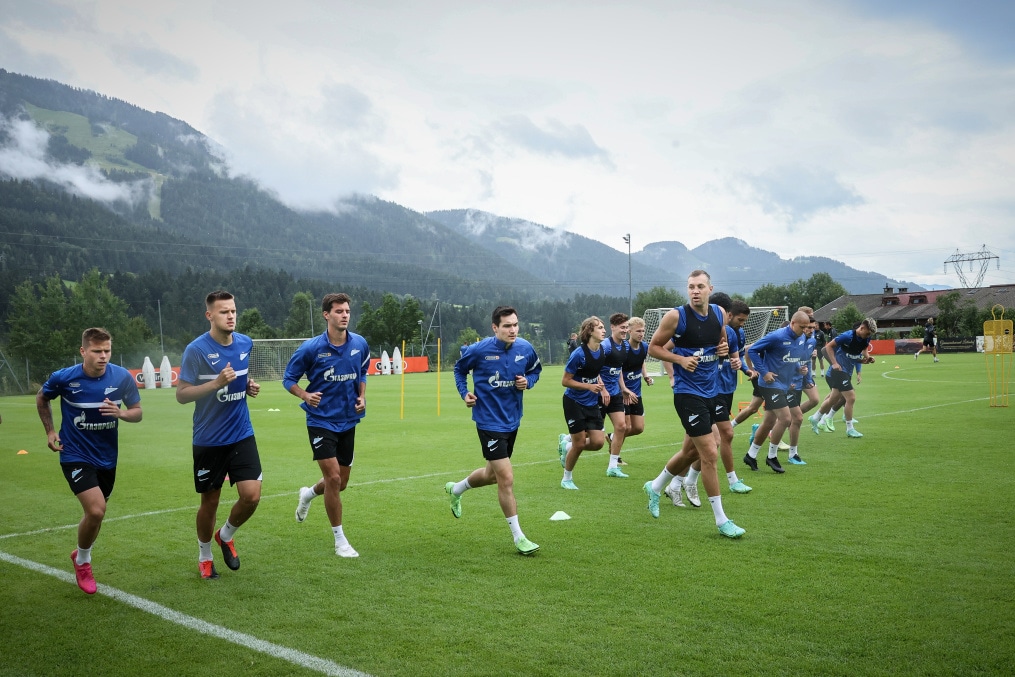 «Газпром» — тренировочные сборы в Австрии: 9 июля, утренняя тренировка