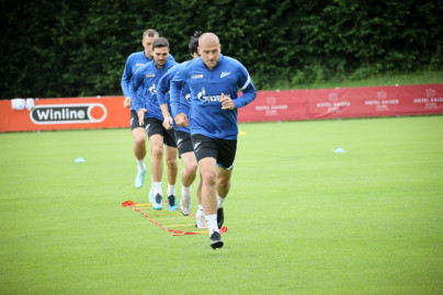 «Газпром» — тренировочные сборы в Австрии: 9 июля, утренняя тренировка