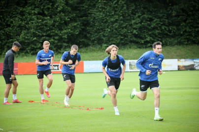 «Газпром» — тренировочные сборы в Австрии: 9 июля, утренняя тренировка