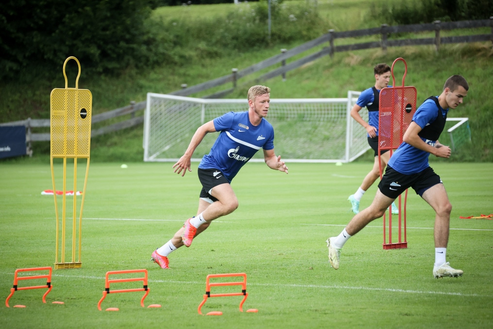 «Газпром» — тренировочные сборы в Австрии: 9 июля, утренняя тренировка