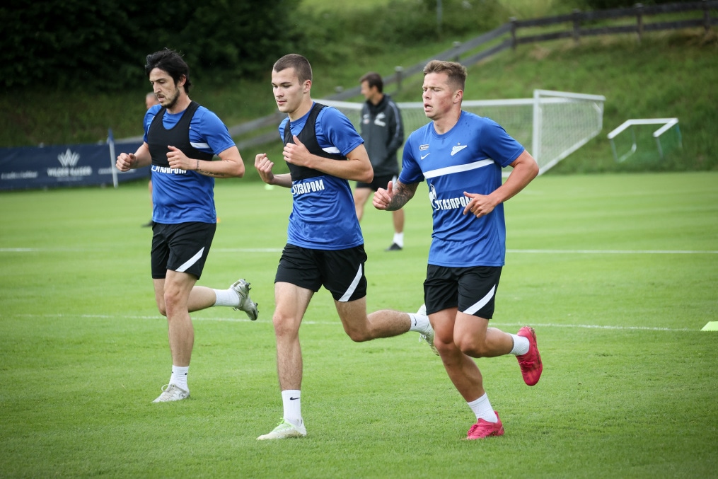 «Газпром» — тренировочные сборы в Австрии: 9 июля, утренняя тренировка