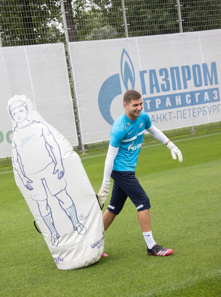 Тренировка «Зенита» перед матчем с ЦСКА